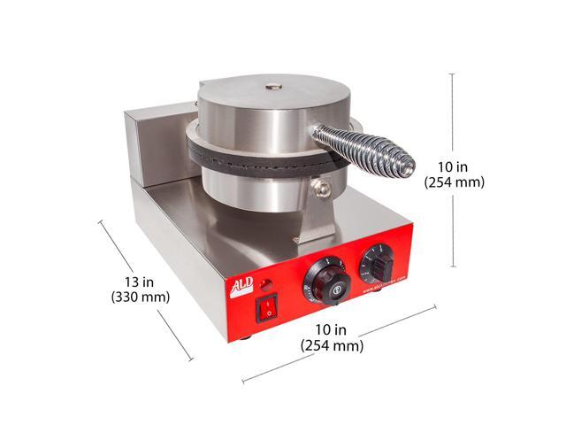 AR-HCB1 Waffle Cone Maker Commercial Waffle Roll Maker Nonstick Coating Stainless Steel 1.2kW