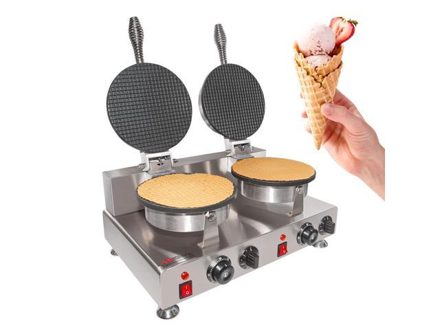 Photos - Toaster AP-602 Waffle Cone Maker Commercial Double Ice Cream Cone Maker Stainless