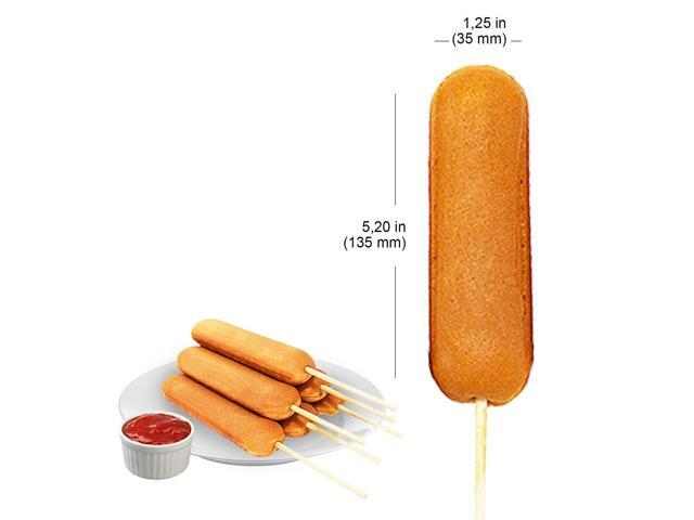 AP-528 Corn Dog Maker Commercial 6 Waffles on Sticks Nonstick