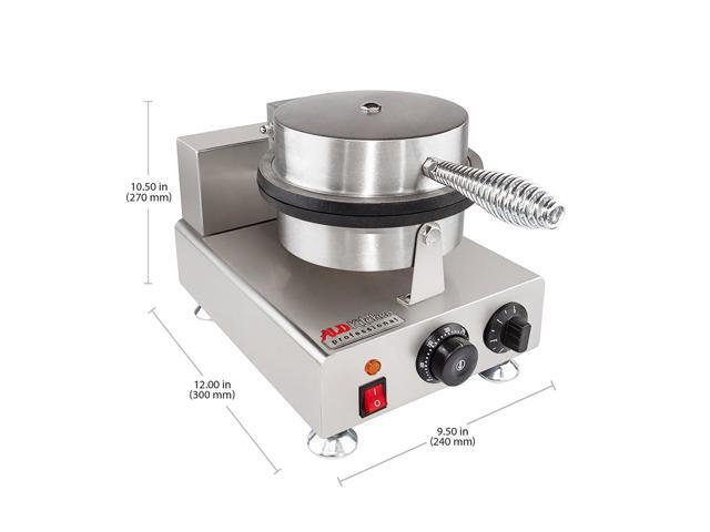 AP-598 Ice Cream Waffle Cone Maker Commercial Flat Waffle Cone and Egg Rolls Machine Nonstick