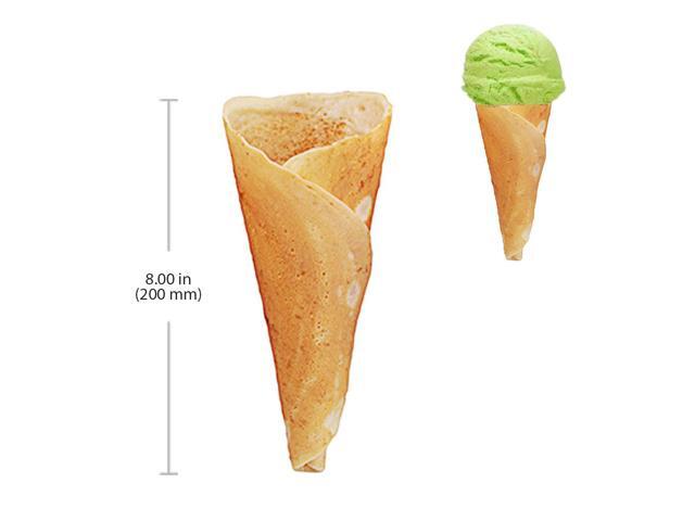 AP-598 Ice Cream Waffle Cone Maker Commercial Flat Waffle Cone and Egg Rolls Machine Nonstick
