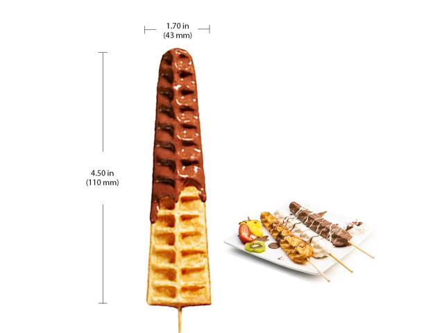 AP-503 Stick Waffle Maker Professional Stainless Steel Waffle Iron 6 Small Stick Waffles