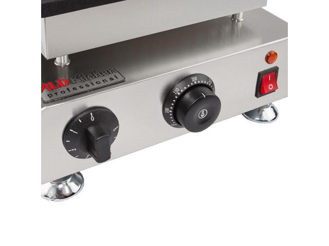 AP-542 Mini Pancake Machine Dutch Mini Pancake Maker 25 Round-Shape Poffertjes Stainless Steel