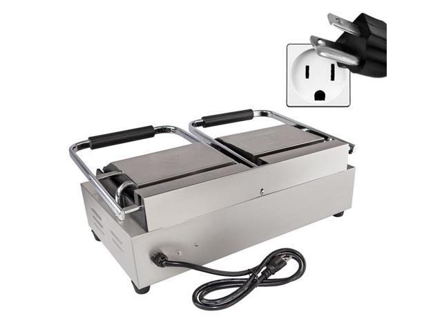 AP-692 Double Panini Press Sandwich Maker Cast-Iron Ribbed Plates Adjustable Control Nonstick
