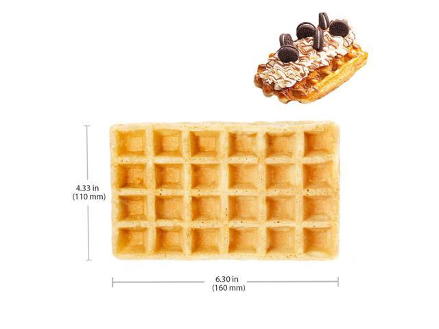 AP-31 Square Shape Waffle Iron Rotating Belgium Waffle Maker 2 Waffles Nonstick Coating