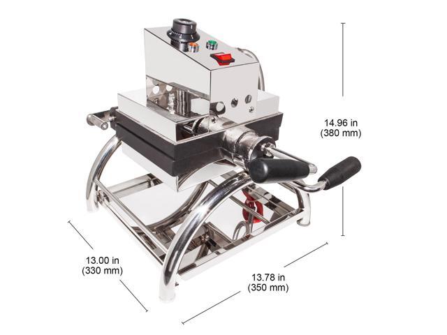AP-31 Square Shape Waffle Iron Rotating Belgium Waffle Maker 2 Waffles Nonstick Coating
