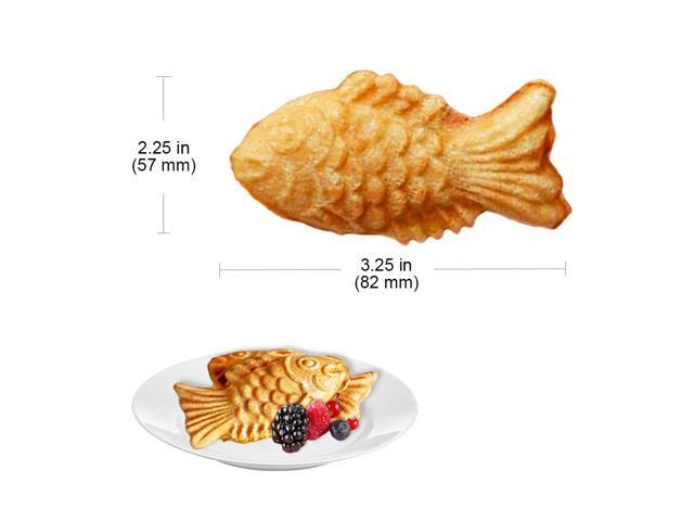 AR-226 Taiyaki Machine Commercial Fish Shaped Waffles Taiyaki Maker 6 Waffles Stainless Steel