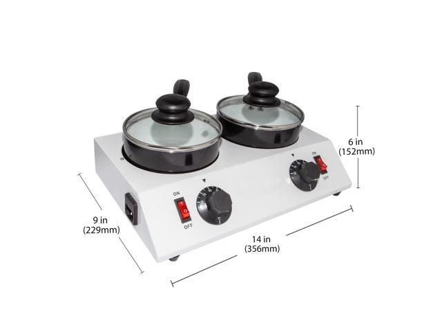 GR-D20048 Chocolate Melting Machine Double Hot Pot for Food Warming Electric Fondue Manual