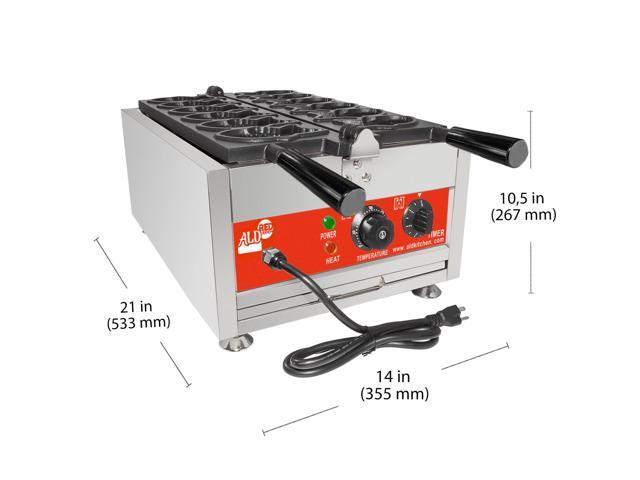 AR-1106F Taiyaki Machine Commercial 6 Fish Shaped Waffles Stainless Steel Taiyaki Maker