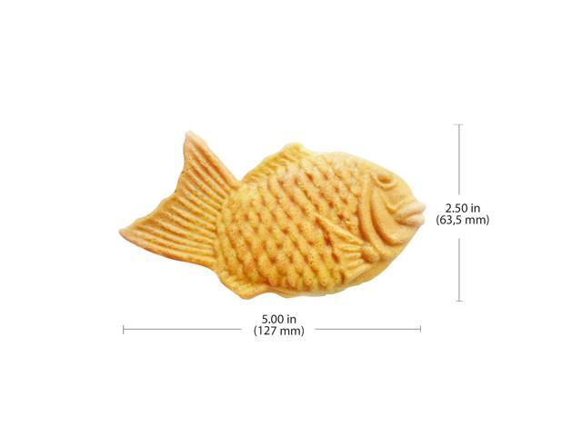 AR-1106F Taiyaki Machine Commercial 6 Fish Shaped Waffles Stainless Steel Taiyaki Maker