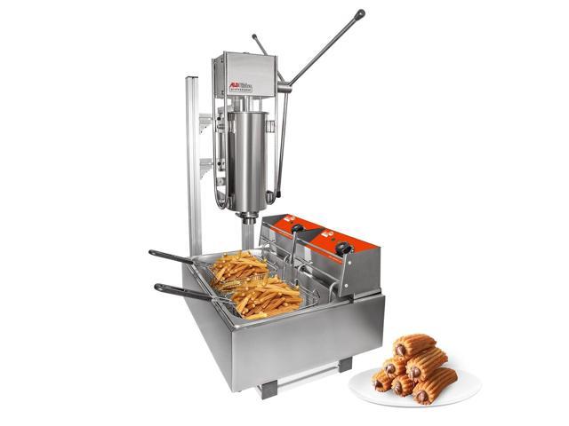 Photos - Fryer ALD-10 Churros Machine Manual Deep-Frying Churro Maker with Working Stand