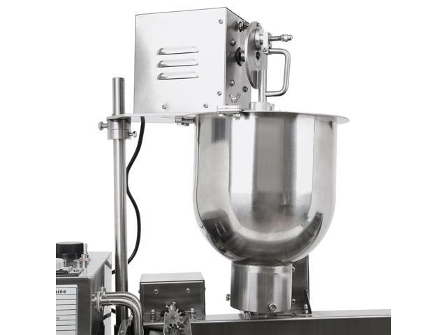 AP-02 Mini Donut Maker Commercial Automatic Doughnut Machine 3 Nozzles Set Stainless Steel
