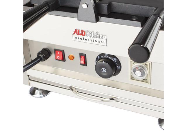 AP-209 Taiyaki Maker Fish Waffle Cone Maker Commercial Taiyaki Machine Stainless Steel 5 Open-Mouth Fish Waffles