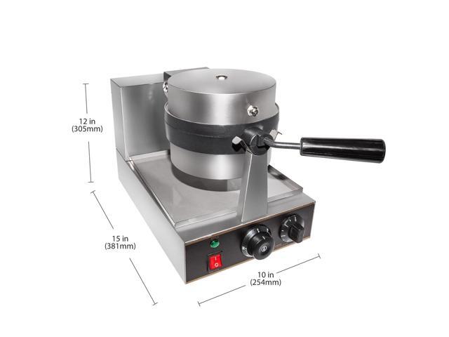 GR-HWB1A Belgian Waffle Maker Commercial Flip Waffle Iron Stainless Steel Rotating Mechanism
