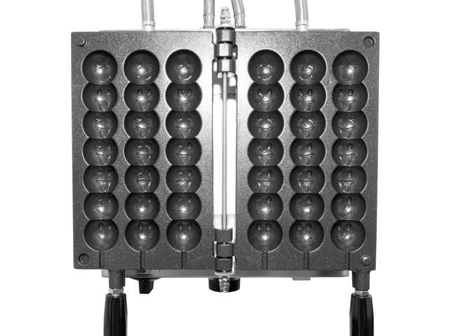 ALDKitchen Waffle Stick Maker 3 Bead-Shaped Waffles Waffles on a Stick Iron