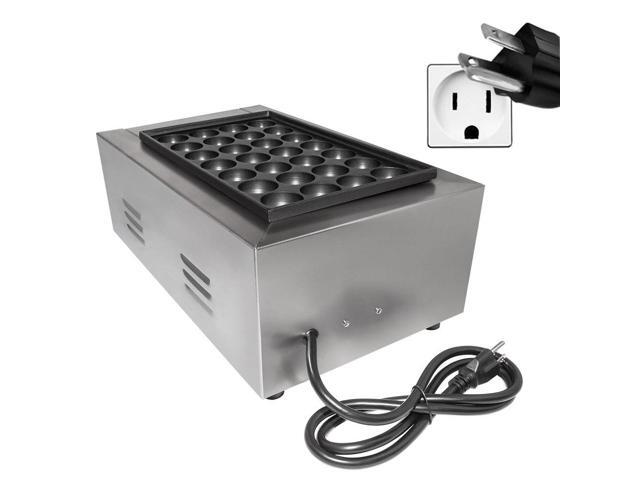 A-T606 Takoyaki Grill Electric Japanese Takoyaki Machine 28 Pcs Nonstick Stainless Steel 4000W