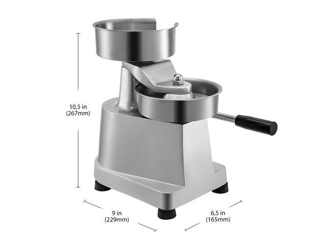 A-A100 Burger Press Hamburger Patty Maker Commercial Meat Forming Tool Stainless Steel 4 Diameter