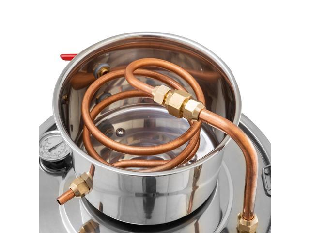 A-FCSA2-06 Moonshine Still Commercial Water Distiller 6 L Copper Pipe