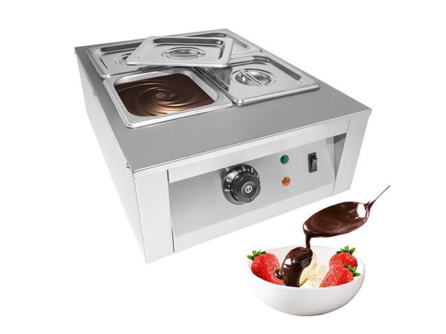 Photos - Other kitchen appliances Chocolate Fondue Machine Stainless steel Professional Melter with Water-He