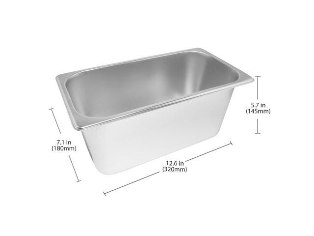 ALDKitchen Bain Marie Steam Warmer Electric Buffet Food Warmer Stainless Steel 6 tanks 110V