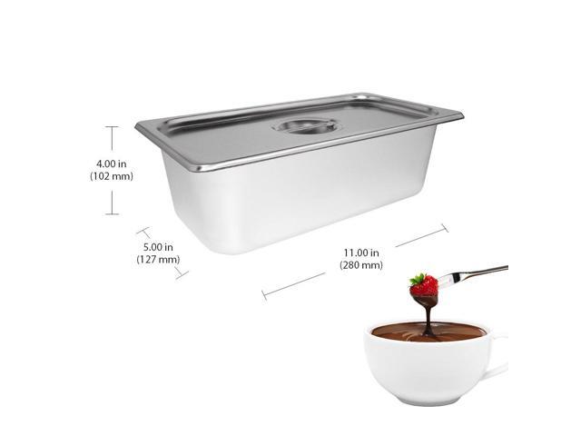 ALDKitchen Electric Food Warmer 1-Tank Chocolate Melting Pot 9 Lbs (4 kg) Capacity 110V