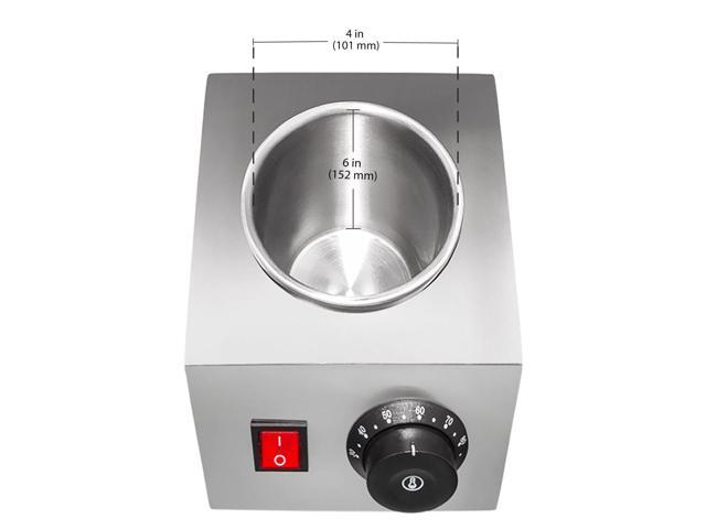 AP-310S Sauce Dispenser Commercial Electric Sauce Heater 1-Head Sauce Warmer Stainless Steel