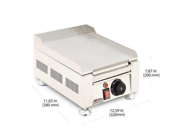 ALDKitchen Flat Top Griddle Teppanyaki Grill with Single or Dual Thermostat Manual Stainless Steel