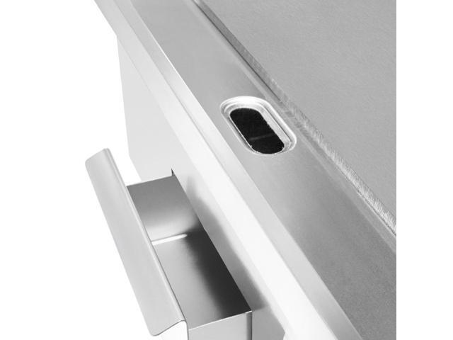 GorillaRock Electric Flat Top Griddle Single or Dual Thermostat Stainless Steel Teppanyaki Grill Manual
