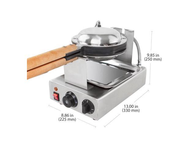 AP-123 Bubble Waffle Maker Egg Waffle Maker Professional Rotated Machine Improved Manual Thermostat
