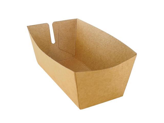 GorillaRock Paper Bowls Disposal Bowls for Stick Waffles, Corn Dogs, etc. 1000 Pcs