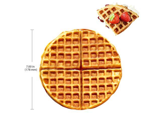 AR-HWB1 Belgian Waffle Maker Waffle Iron with Red Panel Nonstick