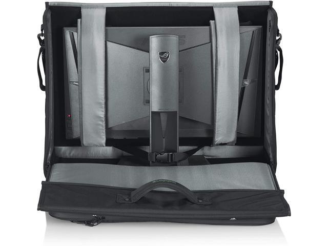 Slappa Gaming Monitor Tote Bag with Water Resistant Zippers and Adjustable Carry Strap; Fits 27'-32' Monitors