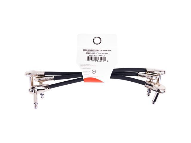 Gator Cableworks Backline Series 6 inch Patch Cables - 3 Pack - GCWB-INS-6INRA3PK