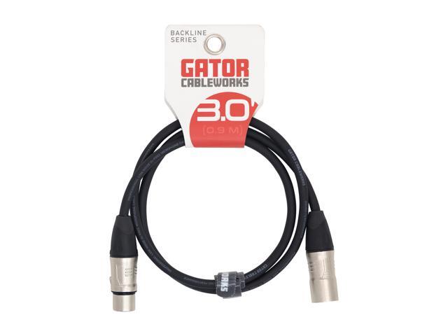 Gator Cableworks Backline Series 3 Foot XLR Microphone Cable - GCWB-XLR-03
