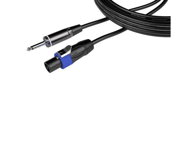 Gator Cableworks Composer Series 10 Foot Twist Lock to 1/4' Speaker Cable - GCWC-SPK-10-1TL