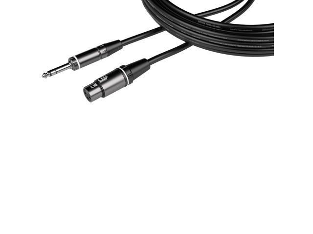 Gator Cableworks Composer Series 5 Foot Female XLR ¼ TRS Microphone Cable GCWC-XLR-05FTRS