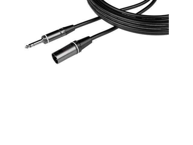 Gator Cableworks Composer Series 10 Foot Male XLR ¼ TRS Microphone Cable GCWC-XLR-10MTRS