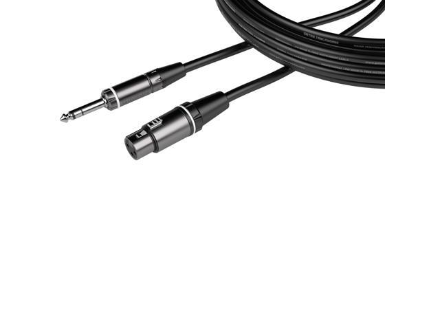Gator Cableworks Composer Series 18 Inch Female XLR ¼ TRS Microphone Cable GCWC-XLR-18INFTRS