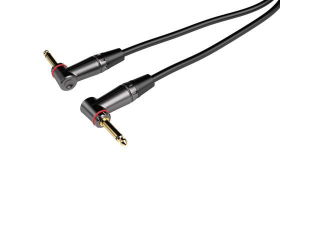 Gator Cableworks Headliner Series 6 Inch Right Angle to Right Angle Instrument Patch Cable - GCWH-INS-6INRA