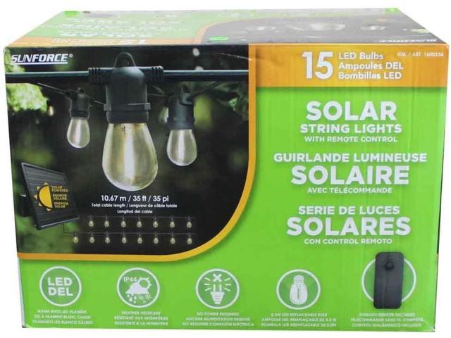 Photos - Chandelier / Lamp Sunforce 35' Solar LED String Lights with Remote Control 1600334