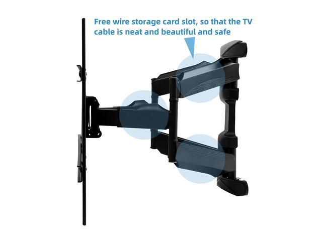 Sylvox Full Motion Outdoor TV Wall Mount, TV Wall Mount for 40 inch to 75 inch, Flexible 6 Articulating Dual Arms, TV Bracket Max VESA 700x400mm,...