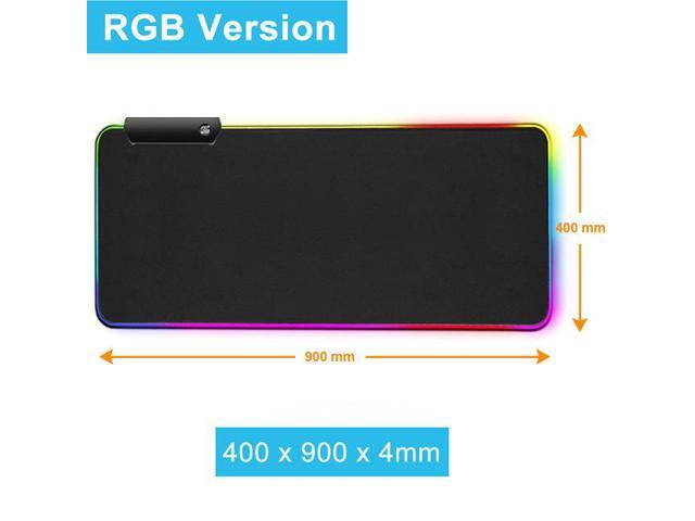 NewStyp Gaming Mouse Pad Computer Mousepad RGB Large Mouse Pad Gamer XXL Mouse Carpet Big Mouse Pad PC Desk Play Mat with Backlit