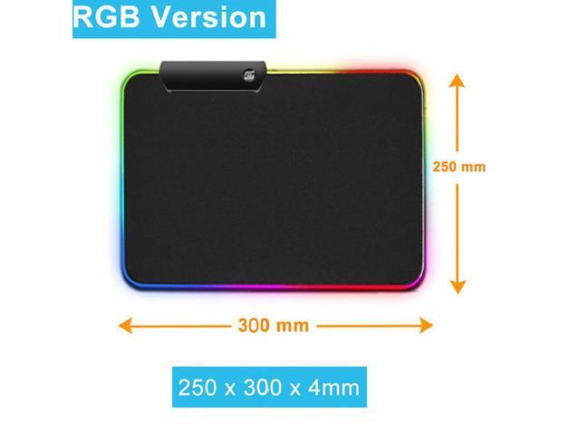 NewStyp Gaming Mouse Pad Computer Mousepad RGB Large Mouse Pad Gamer XXL Mouse Carpet Big Mouse Pad PC Desk Play Mat with Backlit 300*250mm