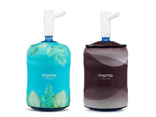 5 Gallon Bottle Sleeve Reversible, Durable Cooling Neoprene (Wetsuit Material) Insulation Slick Elegant Design Large 5gal Bottle Cover Accessory...