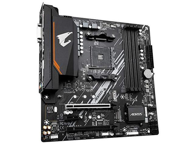 GIGABYTE B550M AORUS ELITE AM4 AMD B550 Micro-ATX Motherboard with DDR4, Dual M.2, PCIe 4.0, Realtek GbE LAN
