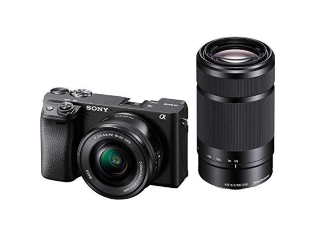 SONY mirrorless single-lens 6400 Double Zoom Lens Kit Selp1650 F3.5-5.6 + SEL55210 F4.5-6.3 SEL55210 Black ILCE-6400Y B