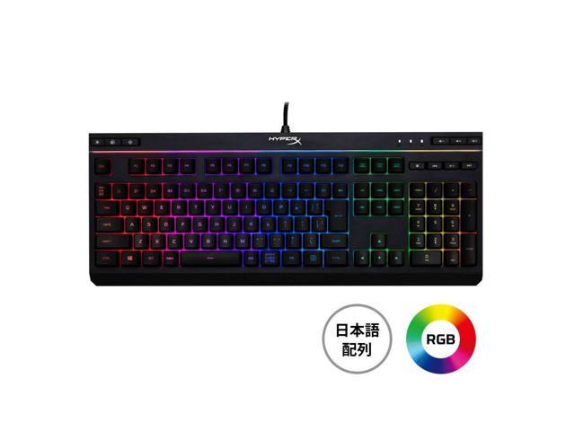 [Japanese layout] HyperX Alloy Core RGB Gaming Keyboard LED backlight for gamers Water resistant HX-KB5ME2-JP