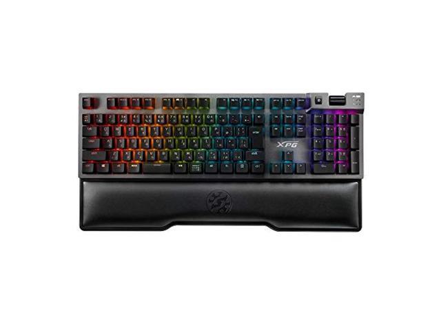 XPG SUMMONER CHERRY MX Mechanical Gaming Keyboard RGB 100% Anti-Ghost Magnet Wrist Rest USB Pass-Through Port Japanese Array Red Axis SUMMONER9A-BKCJP