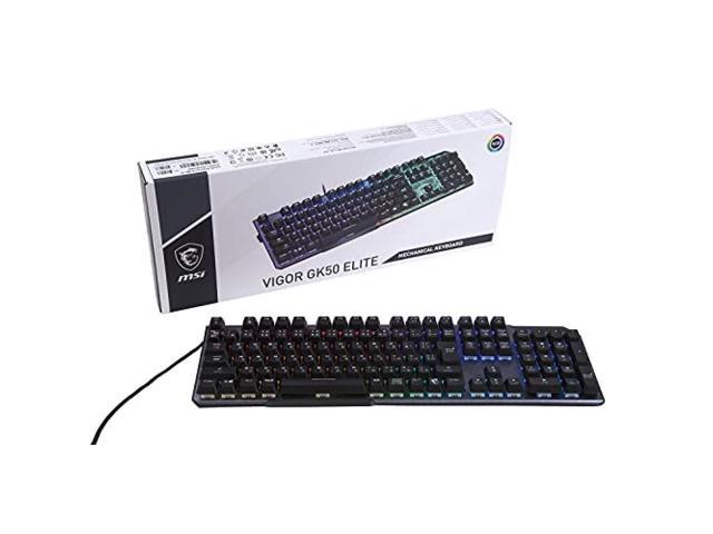 MSI Vigor GK50 ELITE BW JP Gaming Keyboard Kaihl Box White Axis Japanese Arrangement KB570
