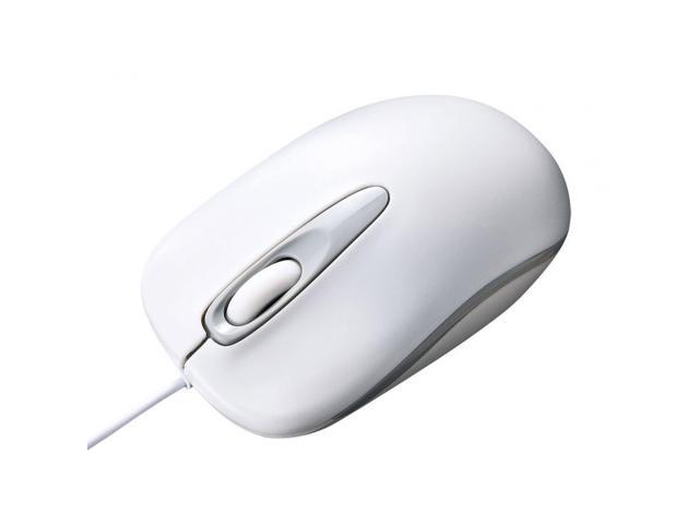 Sanwa Supply Wired Optical Mouse (White) MA-R115W